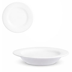 Prato melamina 22cm fundo branco 61124bc              cx:200