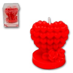 Vela aromatica coracao love 9cm              cx:096
