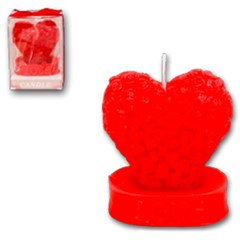 Vela aromatica coracao love 9cm              cx:096