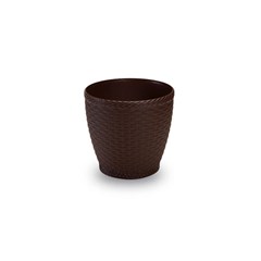 Vaso red 10lts rattan coffee         cx:012