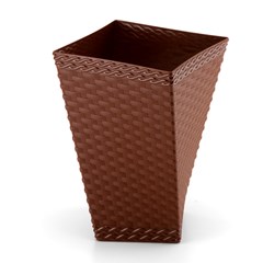 Vaso twister 12lts rattan coffee             cx:012