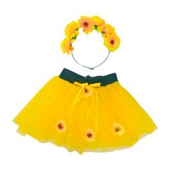 Kit saia c/tiara girrasol mod1007            cx:120