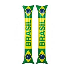 Bastao inflavel bate bate brasil 56cm c/2pcs ref cp976 cx:600