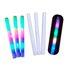 Bastao em espuma com led 20cm mod1091        cx:100