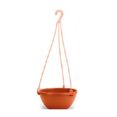 Vaso cuia 21cm c/alca telha                 cx:024