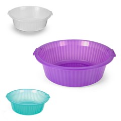 Bacia 8lts translucido color                 cx:012