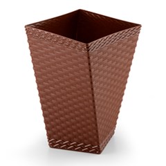 Vaso twister 1l rattan coffee                cx:024