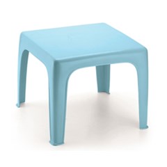 Mesa plast 46x46x38cm kids azul  cx:006