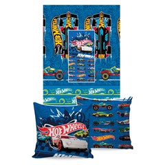 Manta almofada 45x45 hot wheels 150x200cm az cx:003