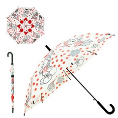 Sombrinha long mickey expression 3 8 varetas 54cm  cx:048