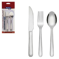 Cj talheres inox 12pcs continental           cx:024