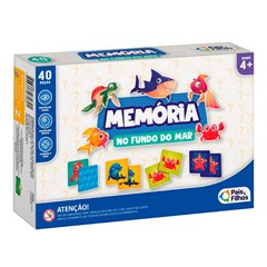 Jogo da memoria fundo do mar   40pcs ref:278 cx:004