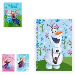 CADERNO FROZEN 1X1 80 FOLHAS                 CX:024