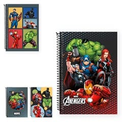 CADERNO VINGADORES  1X1 80 FO CX:024