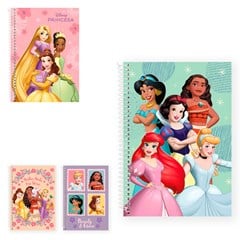 CADERNO PRINCESAS 1X1 80 FOLHAS              CX:024