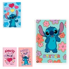 CADERNO STITCH E ANGEL 1X1 80 FOLHAS         CX:024