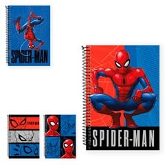 CADERNO HOMEM ARANHA  10X1 160 F CX:024