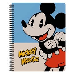 CADERNO MICKEY  PREMIUM 1X1 80PGS PAUTADO 27 CX:024