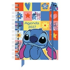 AGENDA 2027 STITCH 163 FOLHAS 20,5CM C/ELASTICO E FITA PARA PG   CX: 024