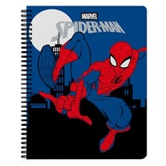 CADERNO HOMEM ARANHA PREMIUM 1X1 80PGS PAUTADO 27,5CM   CX: 024