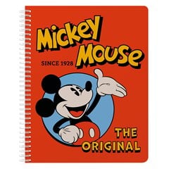 CADERNO MICKEY CLASSIC PREMIUM CANTO ARREDONDADOS 10X1 160 PGS CX:024