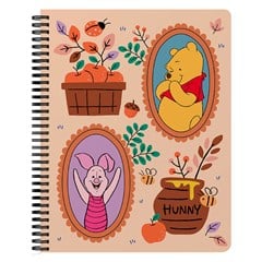 CADERNO URSINHO POOH E AMIGOS PREMIUM CANTO ARREDONDADOS 10X1 160PGS
