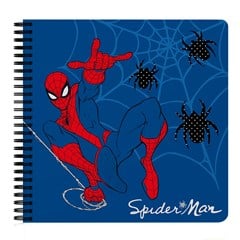 CADERNO HOMEM ARANHA C/TEXTURAS 21X21 1X1 80 CX:024