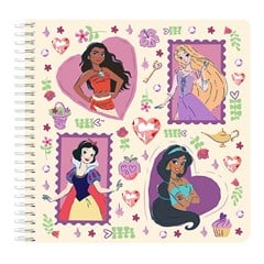 CADERNO PRINCESSAS C/TEXTURA 21X21 1X1 80 FOLHAS CX: 024