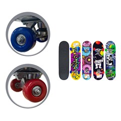 Skate 79cm c/lixa e truck de metal ref 5006           cx:006