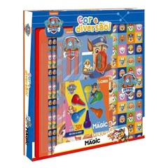Kit escolr c/giz de cera e acessorios patrul cx:020