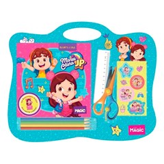 Kit escolar c/livro e acessorios maria clara cx:032