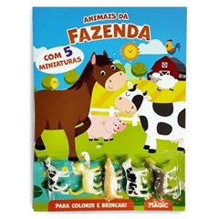 Livro colecoes fazenda c/24pg para colorir