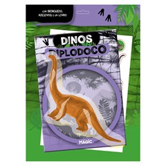 Livro colorir 8pg c/mini dino colecoes diplo