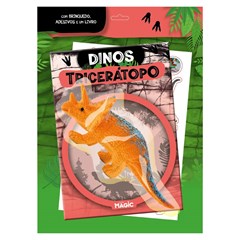 Livro colorir 8pg c/mini dino colecoes trice