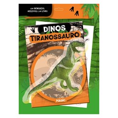 Livro colorir 8pg c/mini dino colecoes tiran