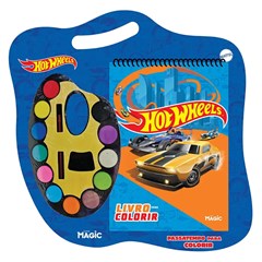Kit colorir hotwheels c/48pg e tintas        cx:016