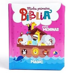 Livro primeira biblia inf 17cm  rosa