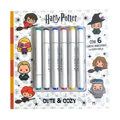 Livro de colorir c/6 canetinhas harry potter 48pgs       cx:028