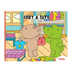 Livro de colorir cozy and cute c/24 pags     cx:052