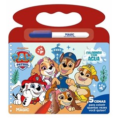 Livro aquabook patrulha canina c/12pgs 21,5c cx:120
