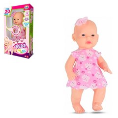 Boneca bebe bla bla 37cm ref 1460            cx:008