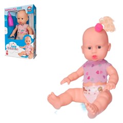 Boneca bebe xixizinho 29cm c/acess ref 1470  cx:010