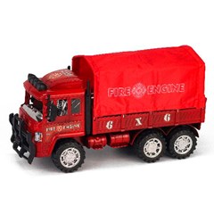 Caminhao bombeiro plast friccao 30cm sol ref cx:024