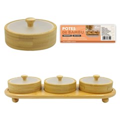 Cj potes bambu 32x11x5cm 4pcs                cx:024