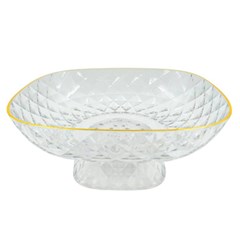 Fruteira plast 25,7x11,42cm quad filetada di cx:036