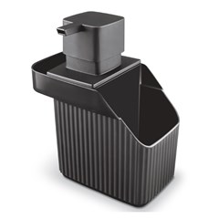 Porta detergente 560ml preto                 cx:012