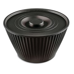 Tigela red c/tpa 1l preto                    cx:028