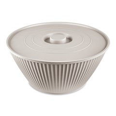 Tigela red c/tpa 4,25lts cinza               cx:012