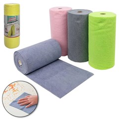 Pano multiuso microfibra rolo 20pcs 25x25cm  cx:016