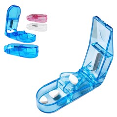 Porta comprimido c/cortador 8,5cm            cx:480